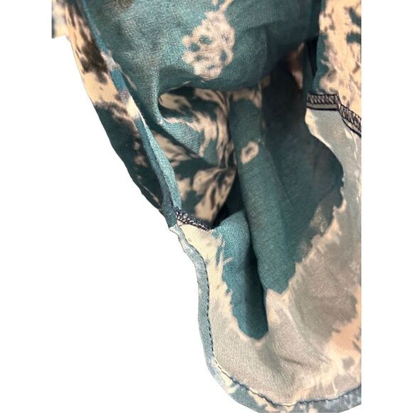 Zara Xsmall oversized Mini Tie-Dye Dress - Blue - Picture 7 of 16